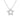Lily Nily Open Star CZ Necklace in Sterling Silver