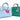 Malibu Sugar Sky Blue and Bright Pink Designer Inspired Tote Bag