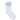 GOAT USA White Crew Socks with Carolina Blue Stripes