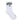 GOAT USA White Retro Crew Socks with Black Stripes