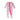 RuffleButts Baby Girls Be My Valentine Pink Bamboo Viscose Footed Ruffle One Piece Pajama