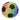 StickerBeans Rainbow Soccer Ball Sticker