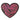 StickerBeans Zebra Print Heart Sticker