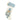 Mon Ami Winter Blue Tassled Nutcracker Stocking