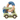 Mudpie Green Golf Cart Silicone Teether