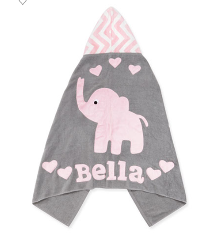 Personalized Big Foot Hooded Towel