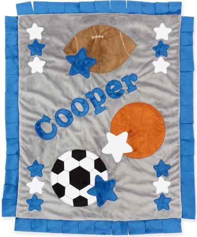 Personalized Reversible All Sports Cuddly Blanket