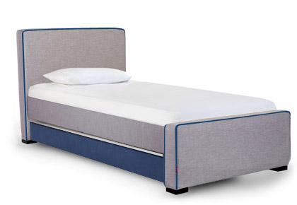 Dorma Twin Bed High Headboard, Low footboardd